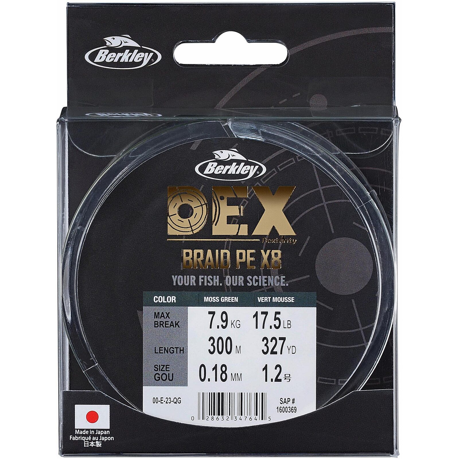 Berkley X9 Braid Green kopen? Snelle levering!