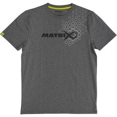 Matrix Hex Print T-Shirt Grey