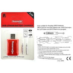 Rozemeijer USB Lithium Battery Charger inclusief 2x LIR425