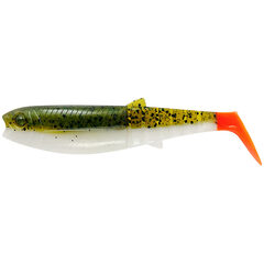 Savage Gear Cannibal Shad 10cm 9gr Olive Hot Orange 40pcs