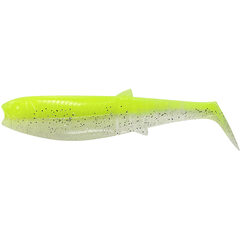 Savage Gear Cannibal Shad 6.8cm 3gr Flou Yellow Glow 50pcs