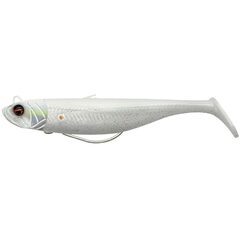 Savage Gear Minnow Weedless 10cm 16gr Sinking White Pearl 2+1 - Op voorraad