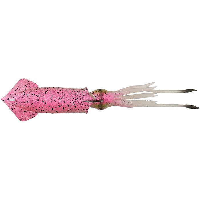 Savage Gear 3D TPE Swim Squid 9.5cm Pink Glow 2 stuks