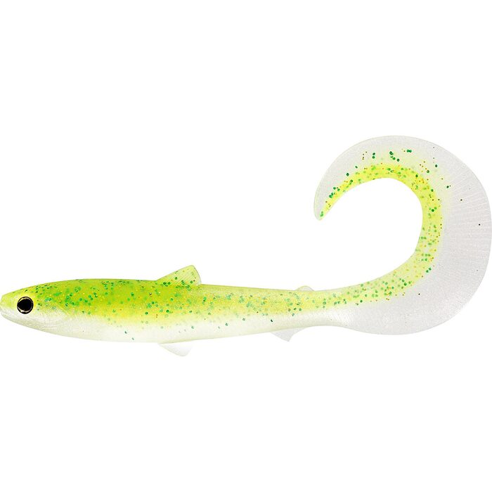 Westin BullTeez Curltail 10cm 6gr Sparkling Chartreuse 2pcs