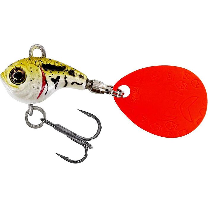 Westin DropBite Tungsten Spin Tail Jig 2cm 13gr Pearl Stickleback