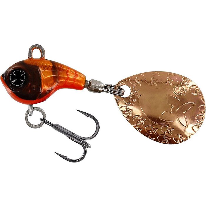 Westin DropBite Tungsten Spin Tail Jig 2cm 13gr Fire Craw