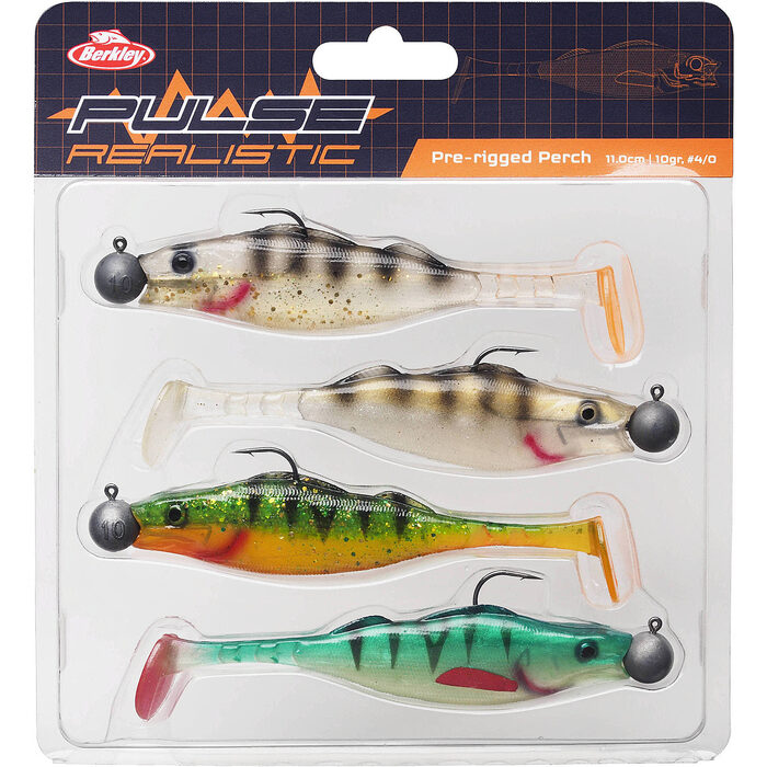 Berkley Pulse Realistic Perch Prerigged 11cm 10gr 4pcs