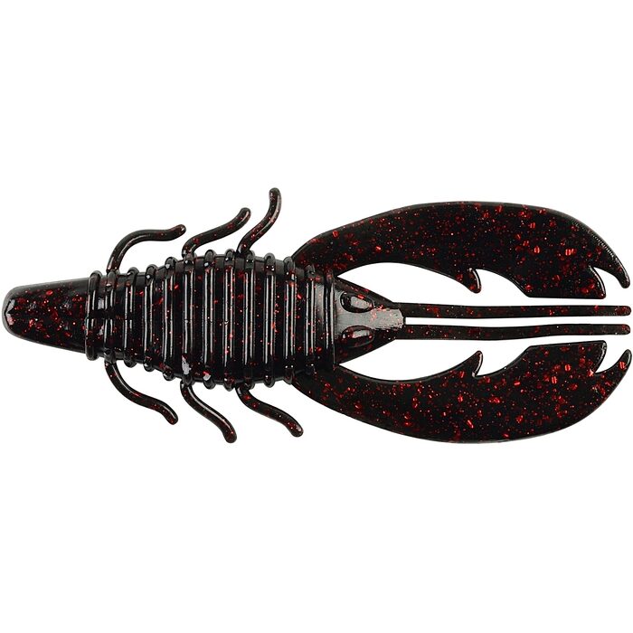 Berkley Powerbait Craw Fatty 10cm Black Red Fleck