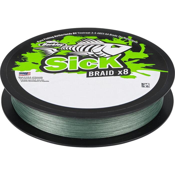 Berkley Sick 2 In 1 Braid Fluoro 0.08mm 150m + 0.30mm 50m