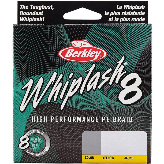 Berkley Whiplash Yellow 8 150m 0.06mm