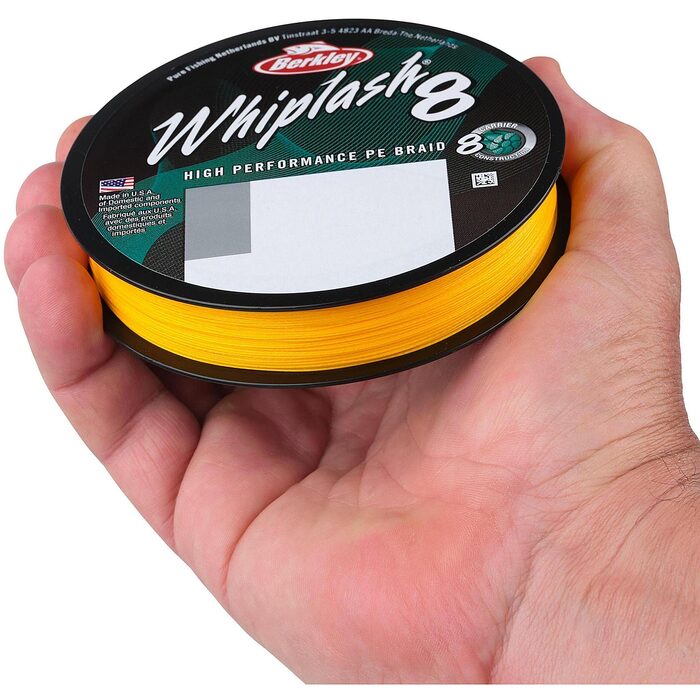 Berkley Whiplash Yellow 8 150m 0.18mm