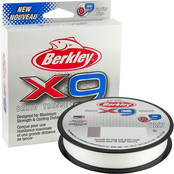 Berkley X9 Braid Crystal 150m 0.10mm