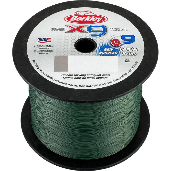 Berkley X9 Braid Green 2000m 0.17mm