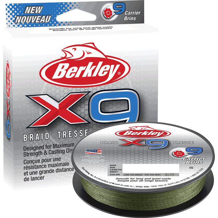 Berkley X9 Braid Green 300m 0.14mm