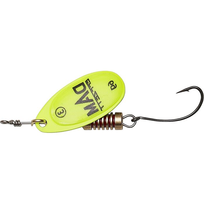 Effzett Spinner With Single Hook 4gr Yellow