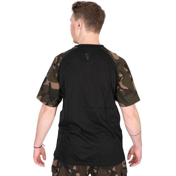 Fox Black / Camo Logo T-Shirt L