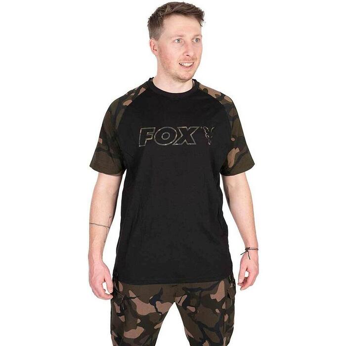 Fox Black / Camo Logo T-Shirt L