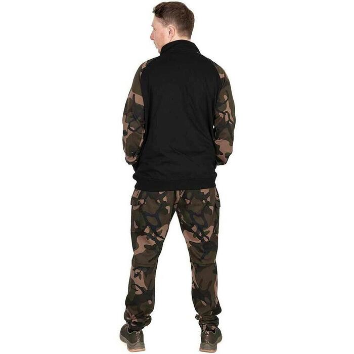 Fox LW Black / Camo qtr zip L