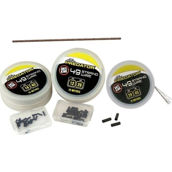 Fox Rage Predator 49 Strand Steel Wire 18kg 10m