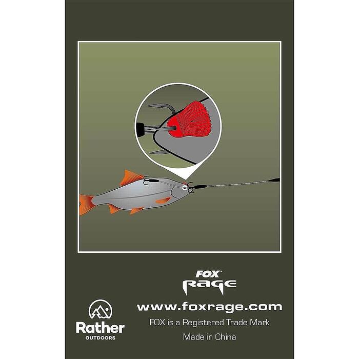 Fox Rage Predator Bait Fins Red