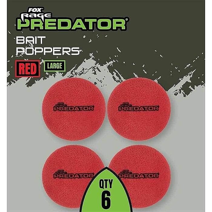 Fox Rage Predator Bait Poppers Natural L