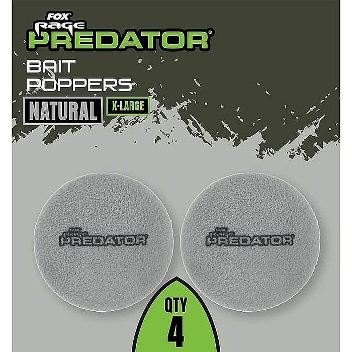 Fox Rage Predator Bait Poppers Natural L