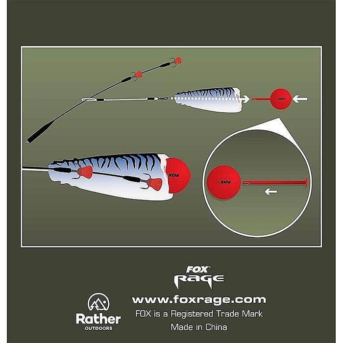 Fox Rage Predator Bait Poppers Natural L