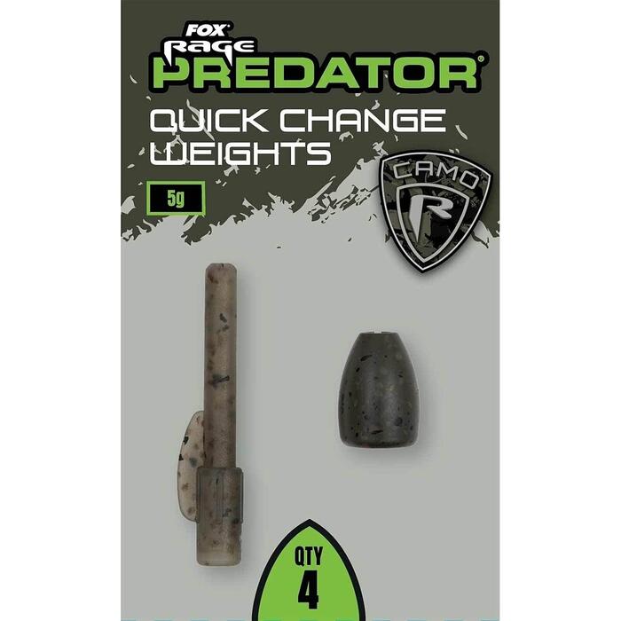 Fox Rage Predator Camo Quick Change Weights 10g