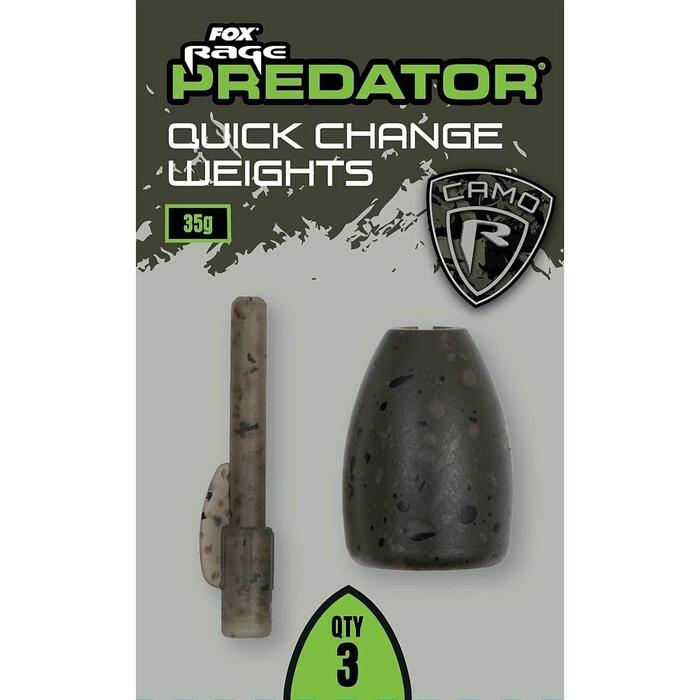 Fox Rage Predator Camo Quick Change Weights 10g