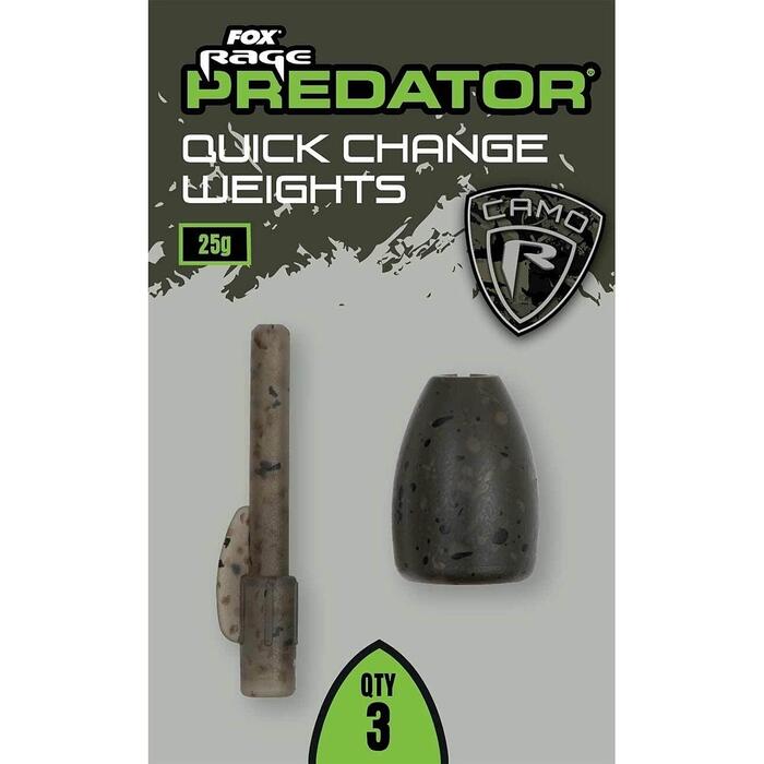 Fox Rage Predator Camo Quick Change Weights 15g