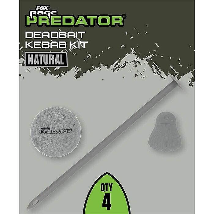 Fox Rage Predator Deadbait Kebab Kit Natural