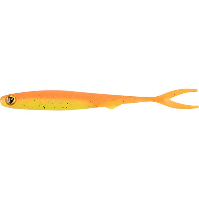 Fox Rage Slick Finesse Super Soft 11cm Orange Chartreuse UV40pcs