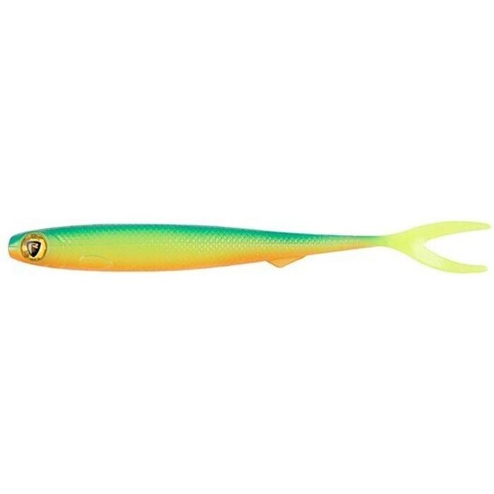 Fox Rage Slick Finesse Super Soft 9cm Blue Back Chartreuse UV 50pcs