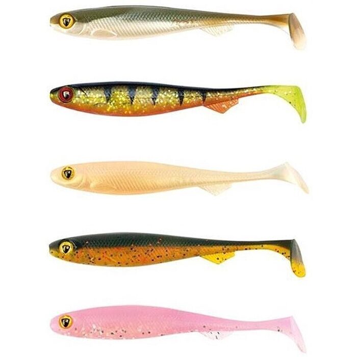 Fox Rage Slick Shad Mixed Colour UV 7cm APPDP 5st