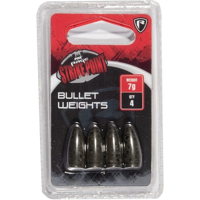 Fox Rage Strike Point Bullet Weights 14gr