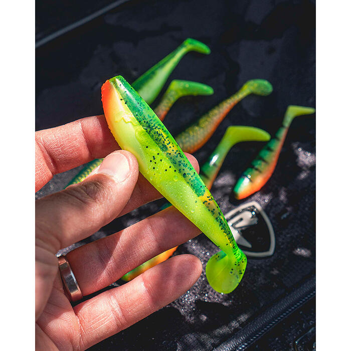 Fox Rage Zander Pro Shad 12cm Lemon Tiger UV