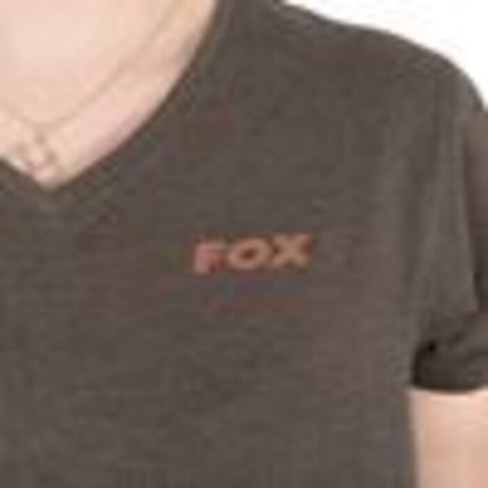 Fox Womens V-Neck T-Shirt L