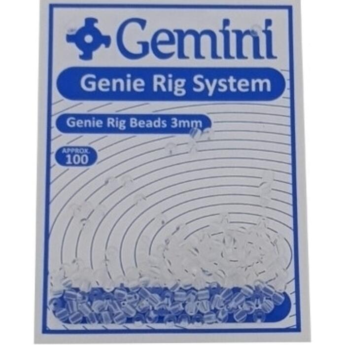 Gemini Genie Beads 3mm Clear