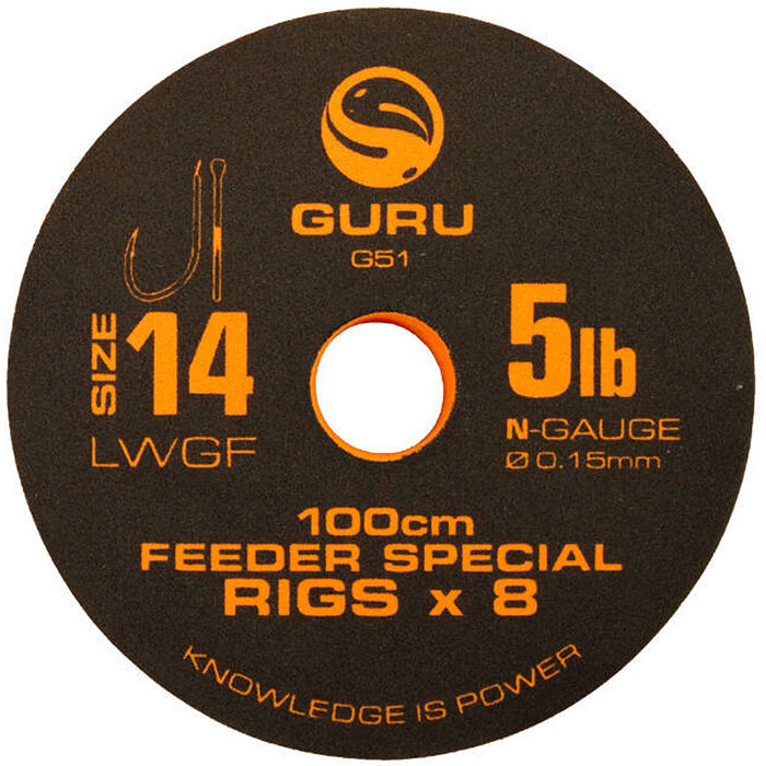 Guru Lwgf Feeder Special Rig 1m 0.15mm H12