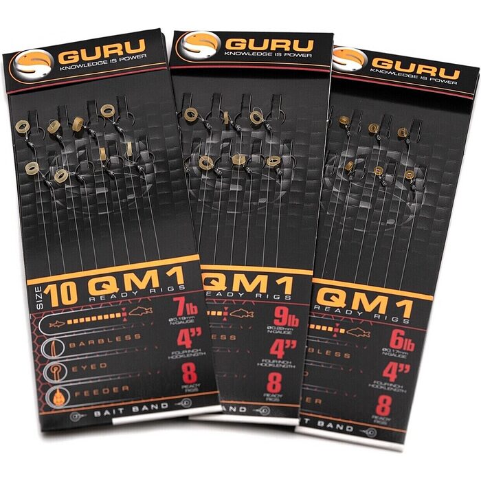 Guru Ready Rig Bait Bands QM1 10cm 0.17mm H16