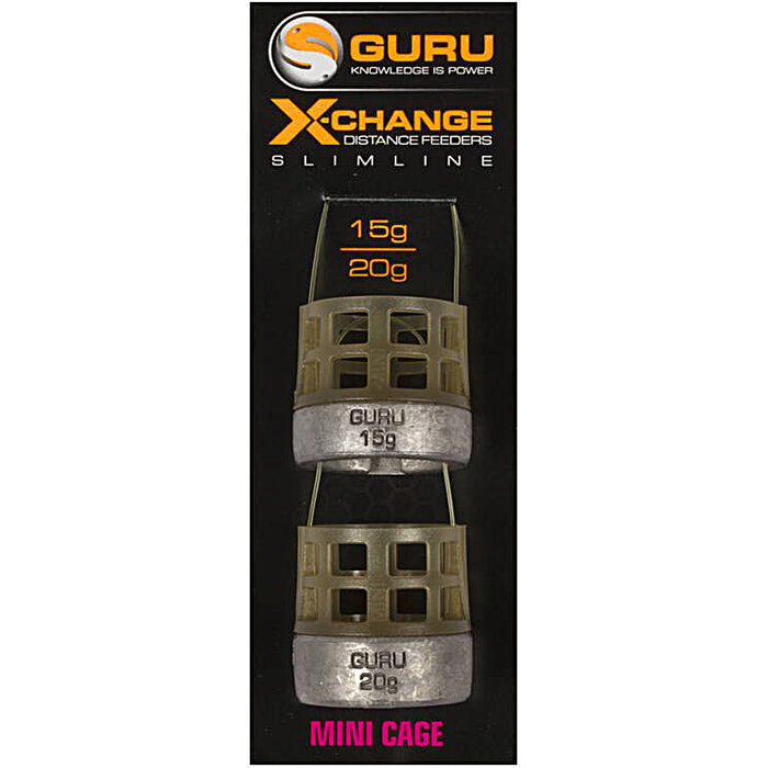 Guru Slimline X-Change Distance Feeder Mini 15gr + 20gr