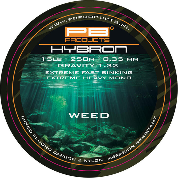 PB Products Hybron 0.35mm 15LB Weed