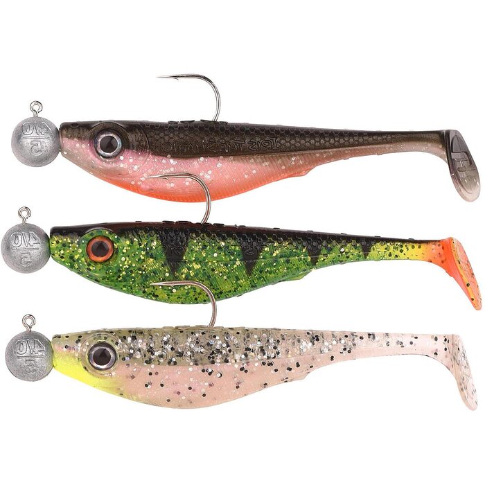 Spro Iris The Shad To Go 10cm 5gr Salt&Pepper/UV Perch/Olive