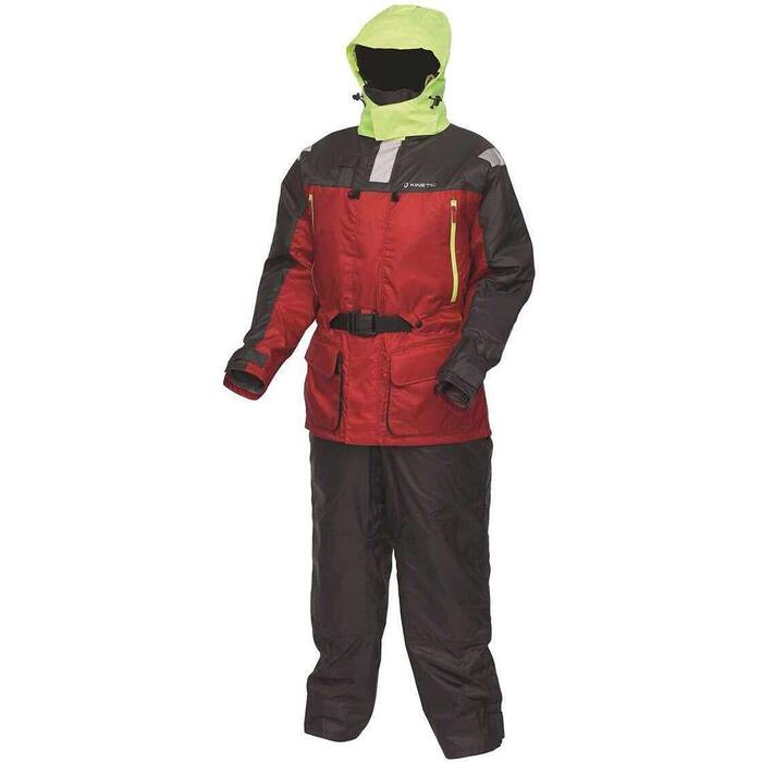 Kinetic Guardian 2pcs Flotation Suit M Red/Stormy