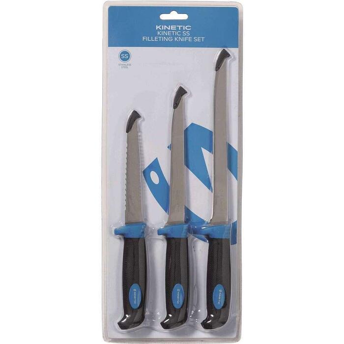 Kinetic SS Filleting Knife Set 3 delig