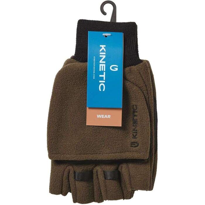 Kinetic Wind Stop Fold Over Mitt L Army Green