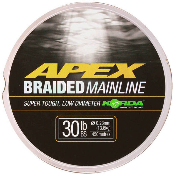 Korda Apex braided Mainline 0.23mm 30lb 1200m