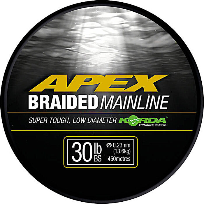 Korda Apex braided Mainline 0.23mm 30lb 450m