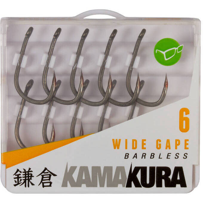 Korda Kamakura Wide Gape Barbless Size 4