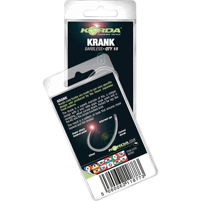 Korda Krank Size 4 Barbless